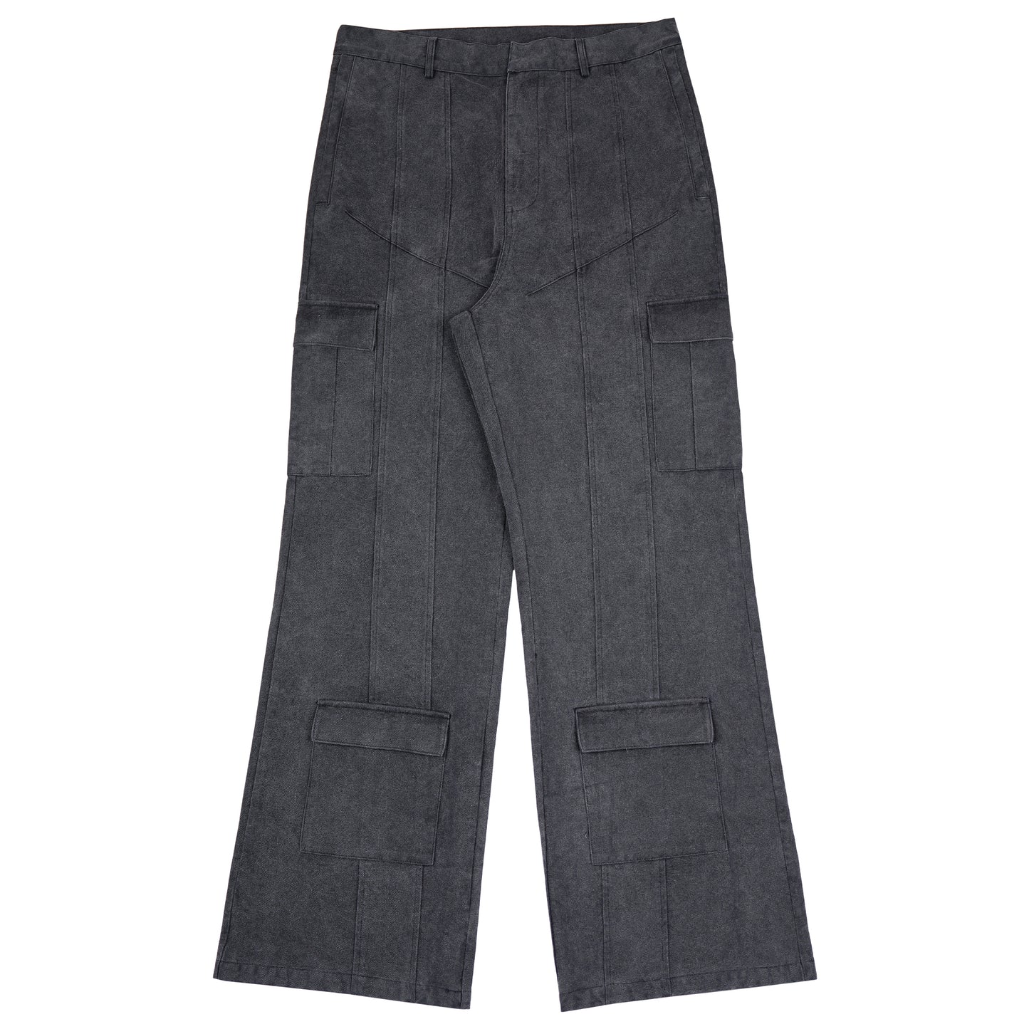 BLACK CARGO PANTS