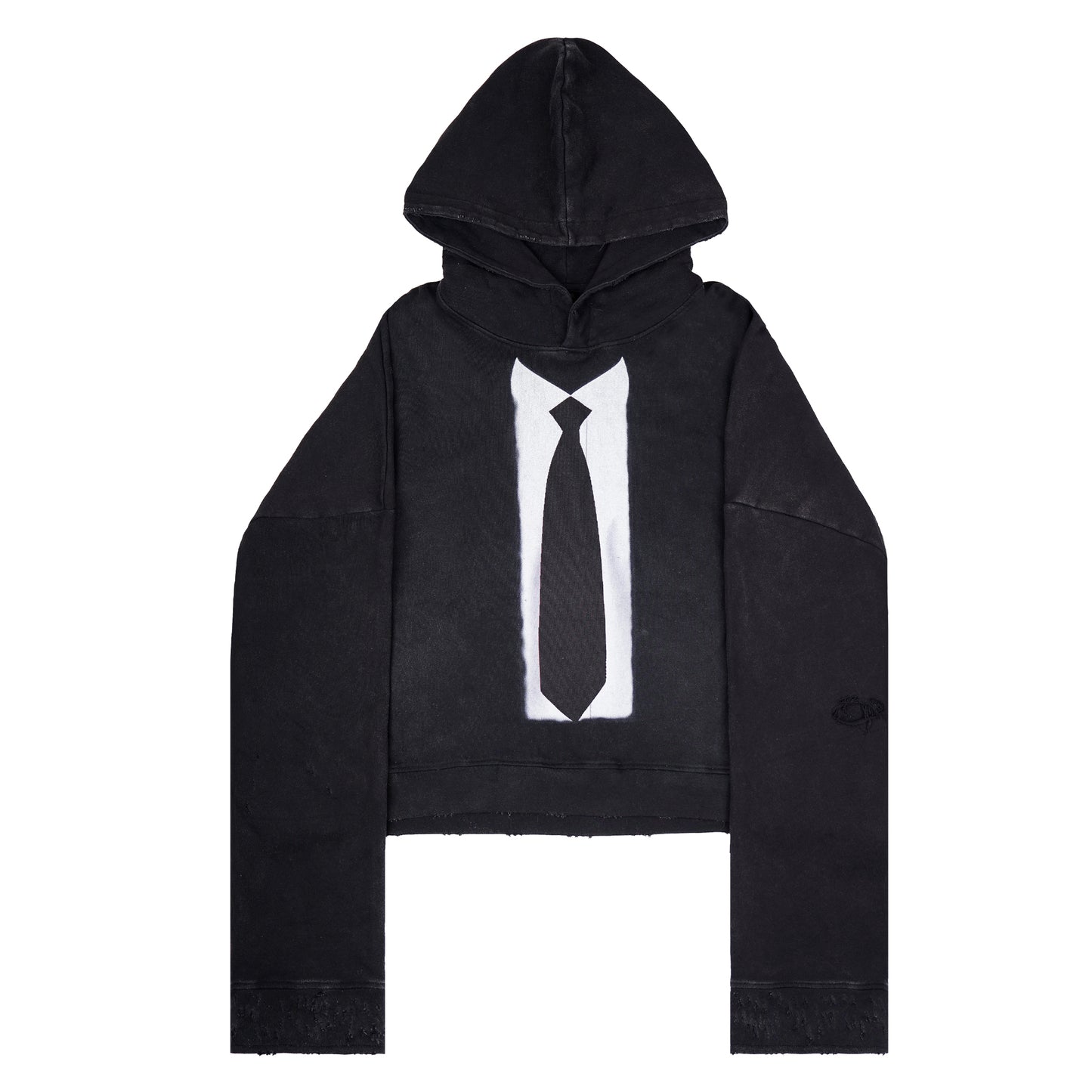 BLACK TIE HOODIE