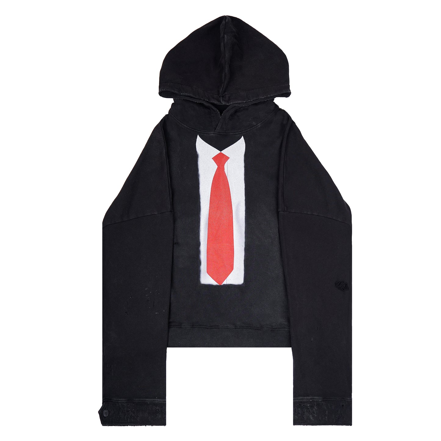 RED TIE HOODIE