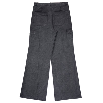 BLACK CARGO PANTS