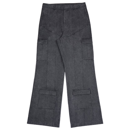 BLACK CARGO PANTS